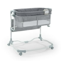 Ingenuity Dream & Grow Bedside Bassinet and Sleeper, AirLoom Handstitch Fashion, Baby Bed for Ages 0-12 Months