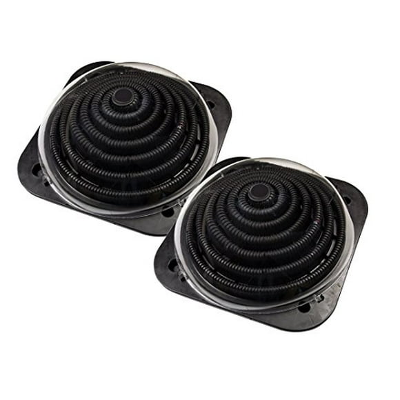 Sun2Solar XD1 Solar Powered Heater for Above-Ground Swimming Pools | Includes Bypass Kit, Clamps and Hoses | Heats Pools up to 15,000 Gallons | 2 Pack of Solar Heaters