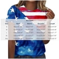 thumbnail image 3 of Qingpeng 4th of July Patriotic T Shirts for Women Summer Star Print Shirts Women's Independence Day Short Sleeve Casual Tee Tops, 3 of 5