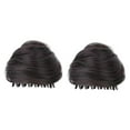 thumbnail image 5 of FVDPWYE Space Bun Hair Clip Fashion Easy to Wear Thick Headdress for Proms Parties Women Brown Black, 5 of 9