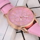 thumbnail image 3 of Reloj para hombre, reloj de pulsera de cuarzo de cuero PU para mujer de moda probado y confiable, 3 of 8