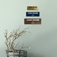 thumbnail image 4 of Basic Coat Room Sign (Ivory/Dark Brown) - Medium, 4 of 4