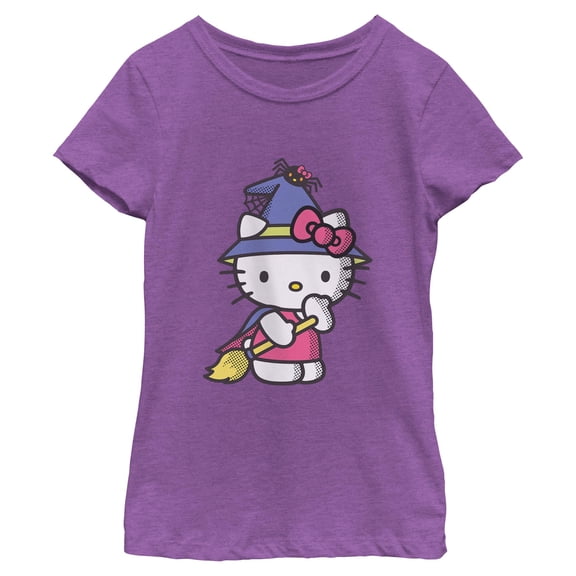 Girls Hello Kitty Halloween Party Costume T Shirt