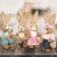 thumbnail image 2 of Pascua Simulación Conejo De Paja Conejito Encantador Exquisito Suministros De Decoración Navideña Para Niños Amigos Cateissary HA039433-03, 2 of 5