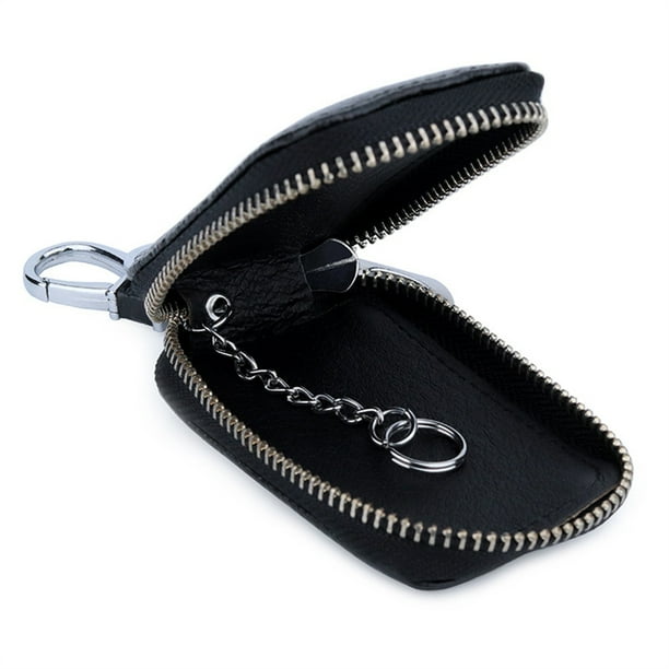 Key Holder Wallet Unisex Solid Key Pouch Coin Purse Wallet Large