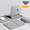 Light grey Set, variant on Laptop Sleeve Case 13 14 15 15.6 16Inch For Huawei HP DELL Bag For Macbook Air Pro 13 13.6 M4 Notebook Case with stand Men Women