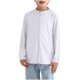 thumbnail image 5 of Penkiiy Girls Boys Rash Guard UPF 50 + Camisas de natación Protección solar de manga larga Capucha Niños Pesca Playa Camisa de deportes acuáticos. 7 años en blanco, 5 of 5