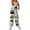 Khaki, variant on Womens Halloween Jumpsuits Castle Skeleton Sleeveless Backless Spooky Overalls Spiderweb Ghost Halter Funny Rompers, 2XL