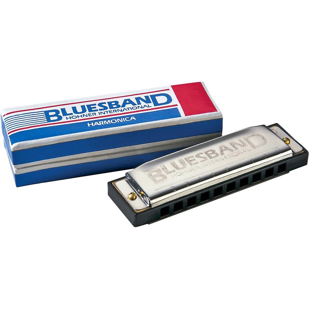 Hohner Blues Band 1501 C Harmonica and <em>Play Harmonica Today!</em> Pack Kit C