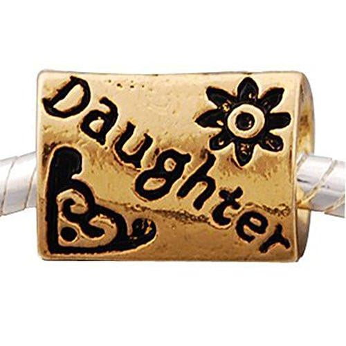 Daughter Charm Spacer Bead European Bead