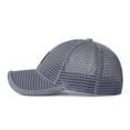 thumbnail image 6 of Mrzhqd Mens Fashion Solid Breathable Protection Hat Wild Baseball Cap Dark Gray, 6 of 6