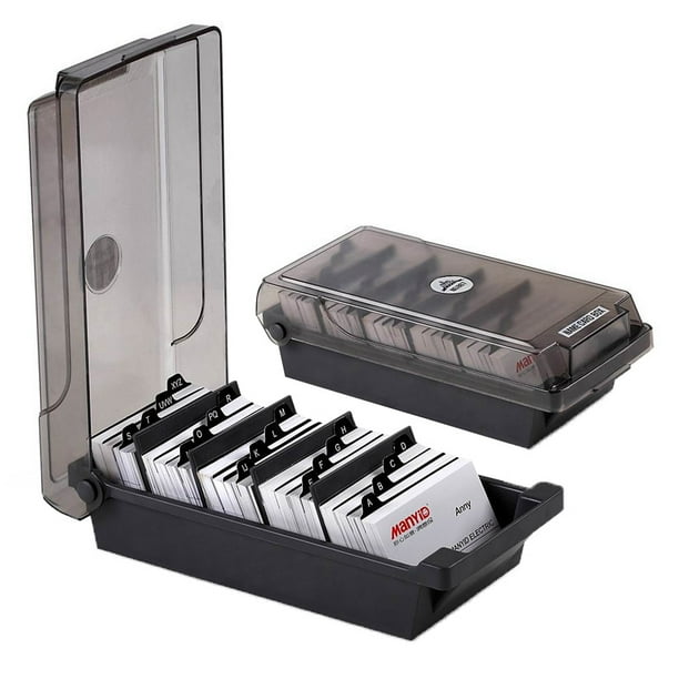 Large Capacity Business Card Organizer File Name Card Case Holder