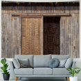 thumbnail image 4 of Orinice Wooden Door Tapestry Wall Hanging Unique Style Graphic Tapestries Home Wall Decor Art for Living Room Bedroom Apartment Farmhouse Dorm 40x60inch, 4 of 6