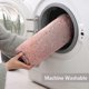 thumbnail image 5 of Extra Thick Bath Mat Water Absorbent Microfiber Bathroom Rug Washable Non-Slip Plush Carpet (Pink 40x60cm)-rx, 5 of 5