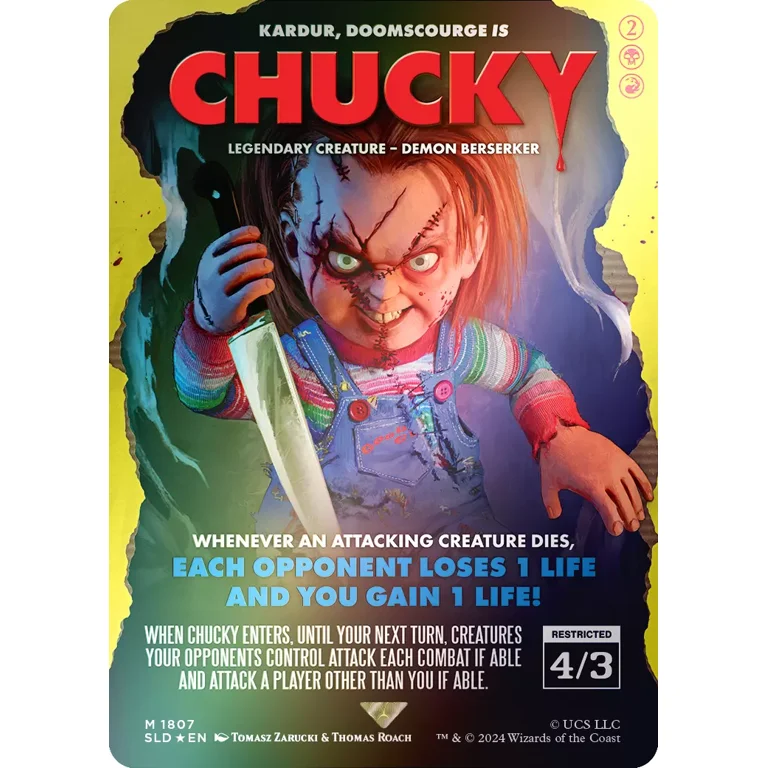 Magic the Gathering: Secret Lair Chucky (Traditional Foil Magic the Gathering: Secret Lair Chucky (Traditional Foil