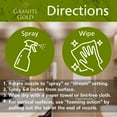thumbnail image 5 of Granite Gold Shower Cleaner Spray for Quartz, Granite, Marble, Ceramic, and Other Stone Tub Surfaces, Made in the USA, 24 Ounces, Gold, 5 of 7