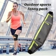 thumbnail image 3 of vnanda Cycling Waist Bag Multifunctional Sports Fanny Pack with 3 Pockets Waterproof Lycra Perfect for Outdoor Activities Running Traveling, 3 of 8