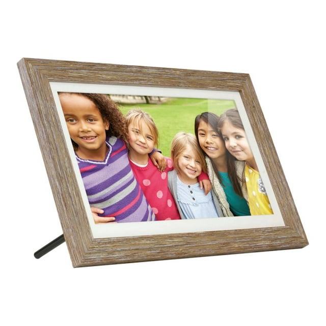 Aluratek ASHDPF13F - Digital photo frame - 16 GB - 13.3" - 1280 x 800 - distressed wood