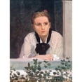 thumbnail image 2 of Homer, Winslow 19x24 Black Modern Framed Museum Art Print Titled - Young Girl At Window, 2 of 4