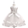 thumbnail image 6 of Aloohaidyvio Cute Dresses for Girls Sleeveless Bow Birthday Princess Dress Summer Dresses for Girls 4-5 Years, 6 of 6
