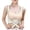 Beige, variant on Womens Sports Bras 2 Pack Cross Side Clasp Wireless Yoga Tank Bra Seamless Push Up for Low Impact Activity Sports Bras for Women