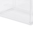 thumbnail image 3 of Vitrina transparente de 3 capas con a prueba de polvo, coleccionables de blanco Zulema estuche de muestra, 3 of 6