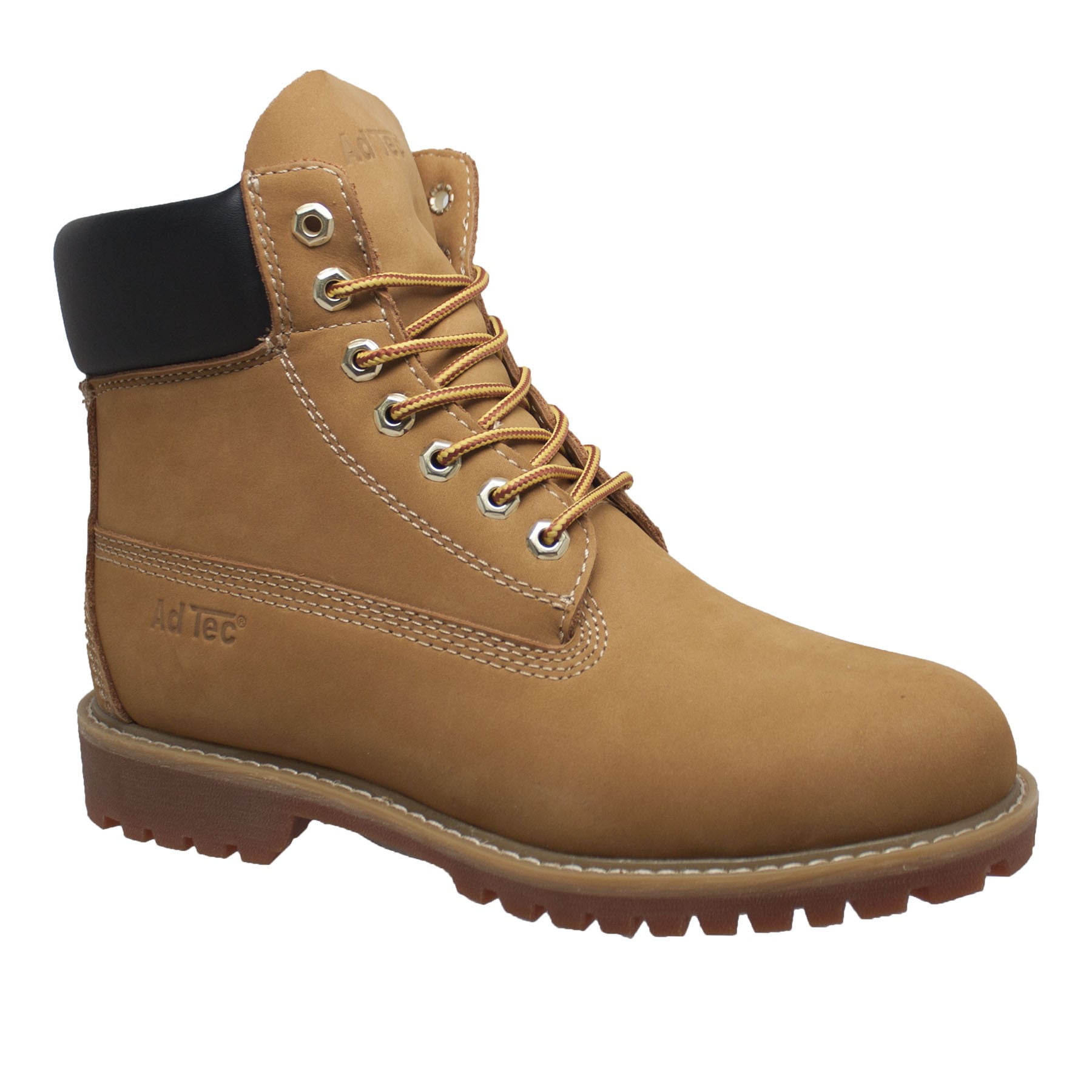 tan steel toe work boots