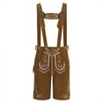 thumbnail image 2 of Guardurnaity Pantalón clásico con peto tradicional bávaro para el Oktoberfest de Múnich para hombre. Ajuste ajustable y resistente. conjuntos de ropa Fiesta de la cerveza SG, 2 of 6