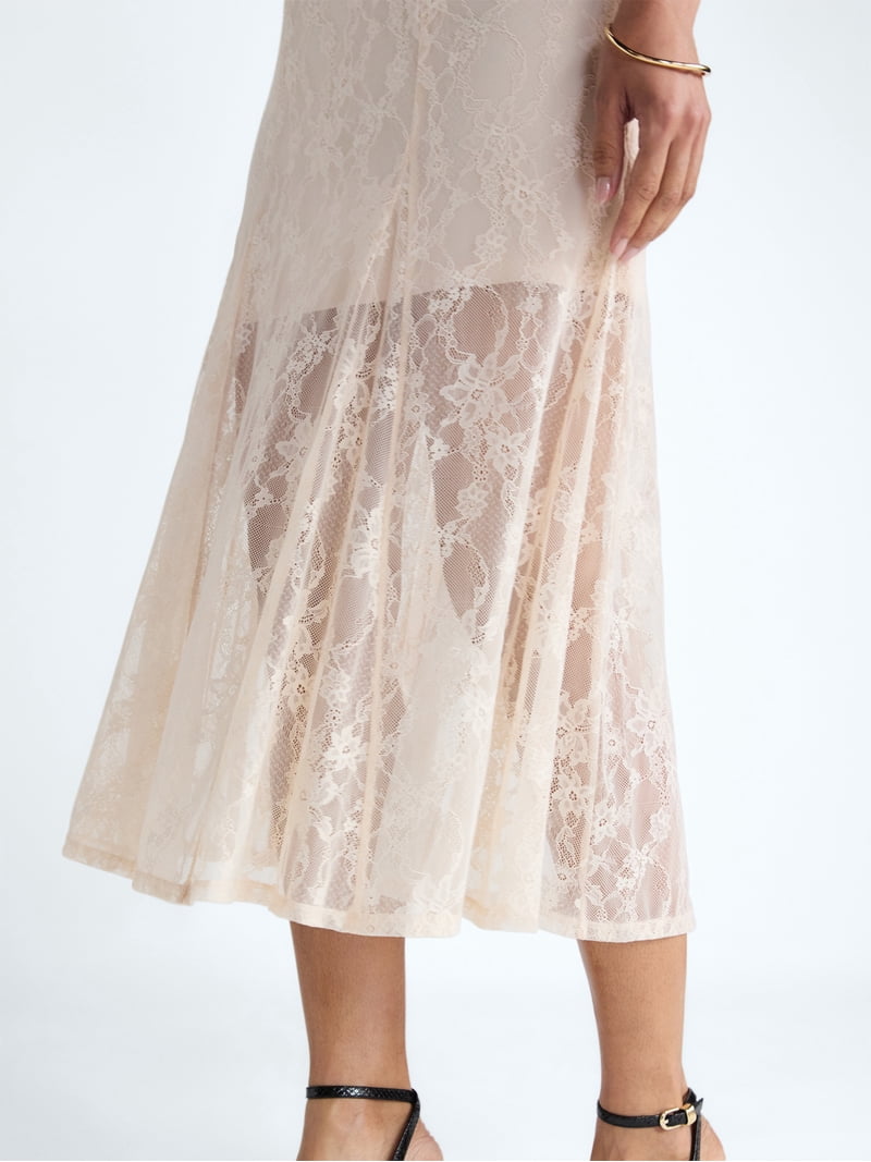 knee length dresses for ladies Prada Embroidered Silk Negligee Style Dress – Style Definery main image 0