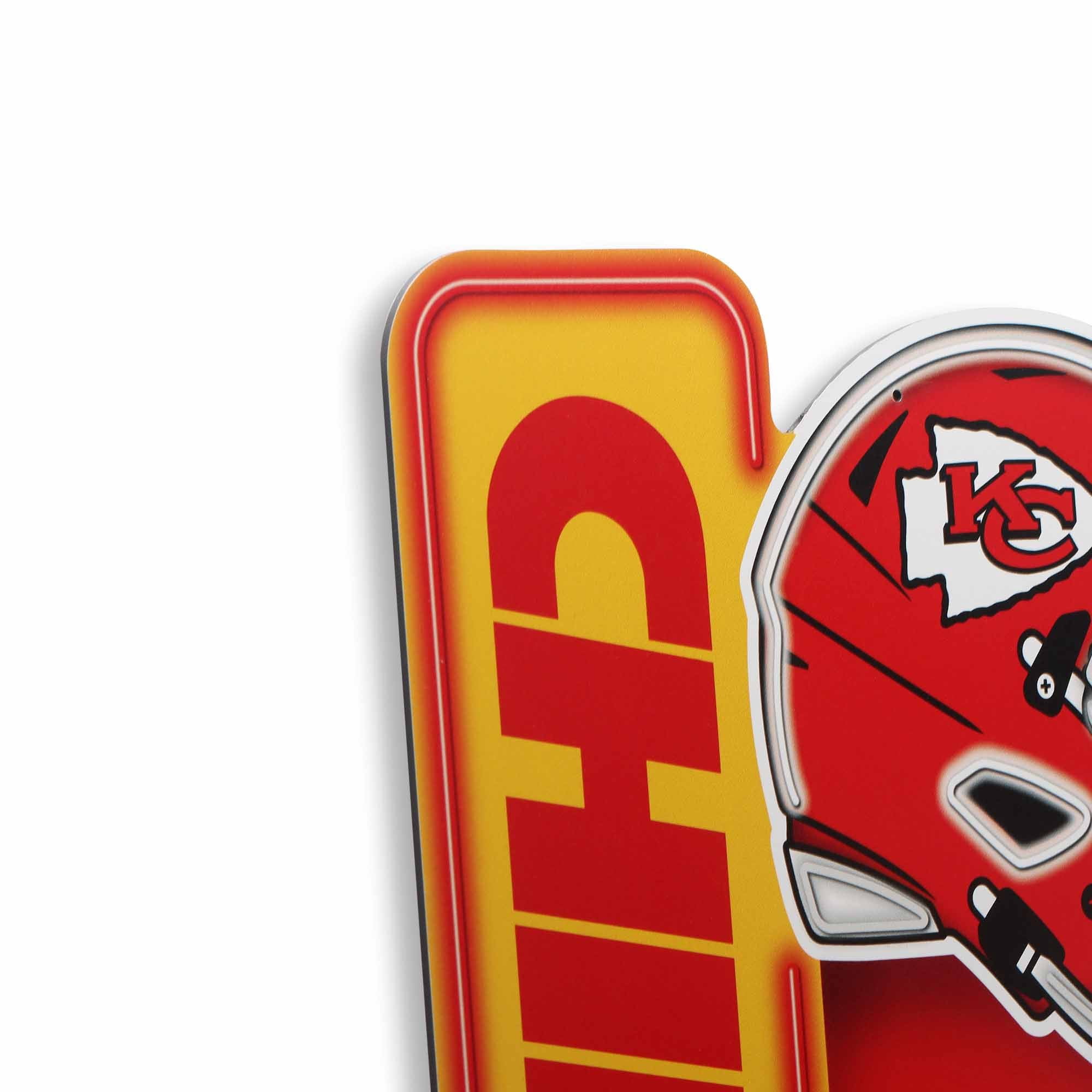 Kansas City Chiefs 13" x 19.5" Fan Zone Metal Sign