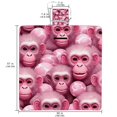thumbnail image 2 of Monkey Canvas Beach Blanket Picnic Mat - Oversized Outdoor Rug for Beach, Camping, and Picnics - 63 x 55 inches Large Size with Premium Material for Comfort and Durability, 2 of 6