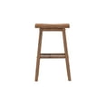 thumbnail image 4 of Boraam Sonoma Backless Saddle Bar Height Stools - Barnwood Wire-Brush - Set of 2, 4 of 7