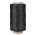 thumbnail image 2 of 250 Meters 150D Leather Crafts Flat Sewing Thread Hand Stitching Waxed Thread (Black), 2 of 8