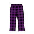 thumbnail image 4 of vdgthytj Kids Pajama Sets Sleepwear Casual Soft Plaid Long Sleeve Tops and Pants 2 Piece Outfits Loungewear, 4 of 8