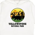 thumbnail image 3 of Inktastic Yellowstone National Park with Bear Mountains and Trees Cricle Toddler Hoodie, 3 of 4