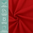 thumbnail image 3 of Arkwright Polar Fleece Throw Blankets (Pack of 6) Ultra Soft Cozy Blanket, 50 x 60 in, Red, 3 of 5