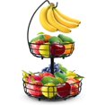 thumbnail image 1 of Fruit Basket Fruit Bowl with Banana Hanger for Kitchen (), 1 of 7