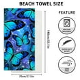 thumbnail image 3 of Yika Beach Blankets Beach Towel New-fine Fiber Beach Towel Printed Towel Beach Swimming Vacation Absorbent Towel, 3 of 6