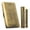 Bronze, variant on Metal Vintage Cigarette Case - With J6 Lighter Metal Case, Holds 12pcs 100mm Cigarettes or as an Organizer for RFID Credit Cards and Cash (Black)