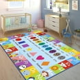 thumbnail image 4 of Tapis de Jeu pour Enfants Extra Grand Tapis de Jeu Abc Alphabet, Chiffres, Tapis de Zone d'Apprentissage pour Chambre, 100x150cm-YOUYOU, 4 of 4