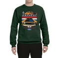 thumbnail image 2 of Wild Bobby, Mustang Powered by Ford Performance Cars and Trucks Unisex Crewneck Graphic Sweatshirt, Forest Green, X-Large, 2 of 6
