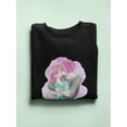 thumbnail image 3 of Manga Couple Shy Girlfriend Sweatshirt Women -Image by Shutterstock, Female XX-Large, 3 of 4