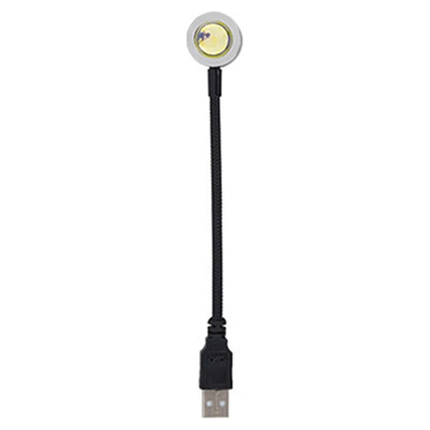 Bewildely Lámpara de protección LED de pared decorativa ajustable para proyector USB, decoración brillante de 18cm/28cm/36cm, luz portátil Iluminación y accesorios Puesta de sol Res 18 cm