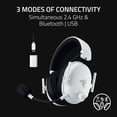 thumbnail image 6 of Razer BlackShark V3 Wireless Esports Headset, White, 6 of 12