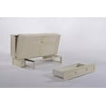 thumbnail image 4 of Night and Day Daisy Murphy Cabinet Bed with Queen Gel Memory Foam Mattress (White), 4 of 17