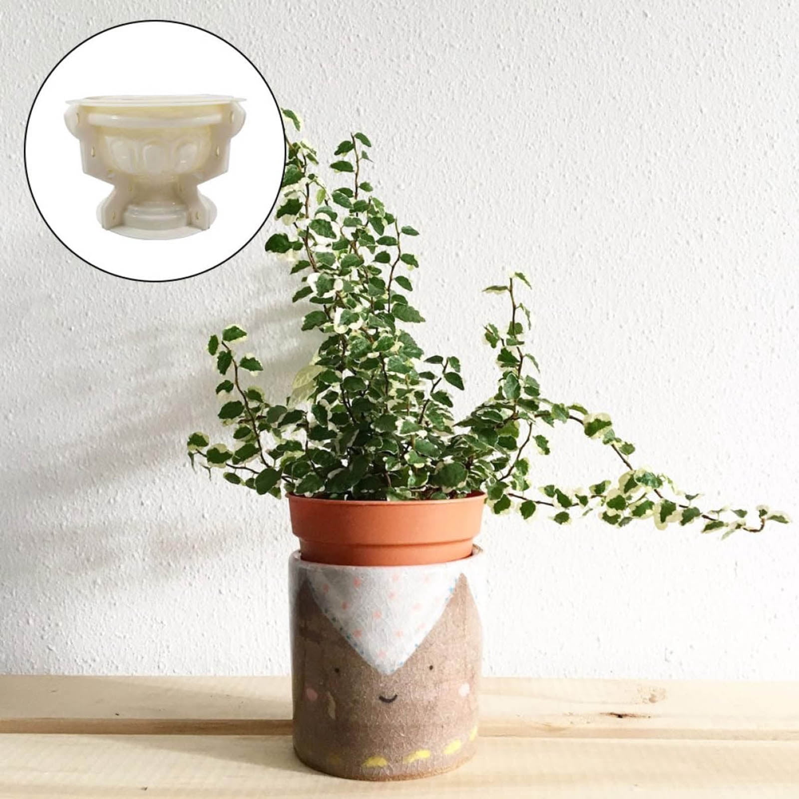 ROCKROK Flower Mold Cement Concrete Mould Large Planter Making Vase Resin Soap Storage Box Moulds