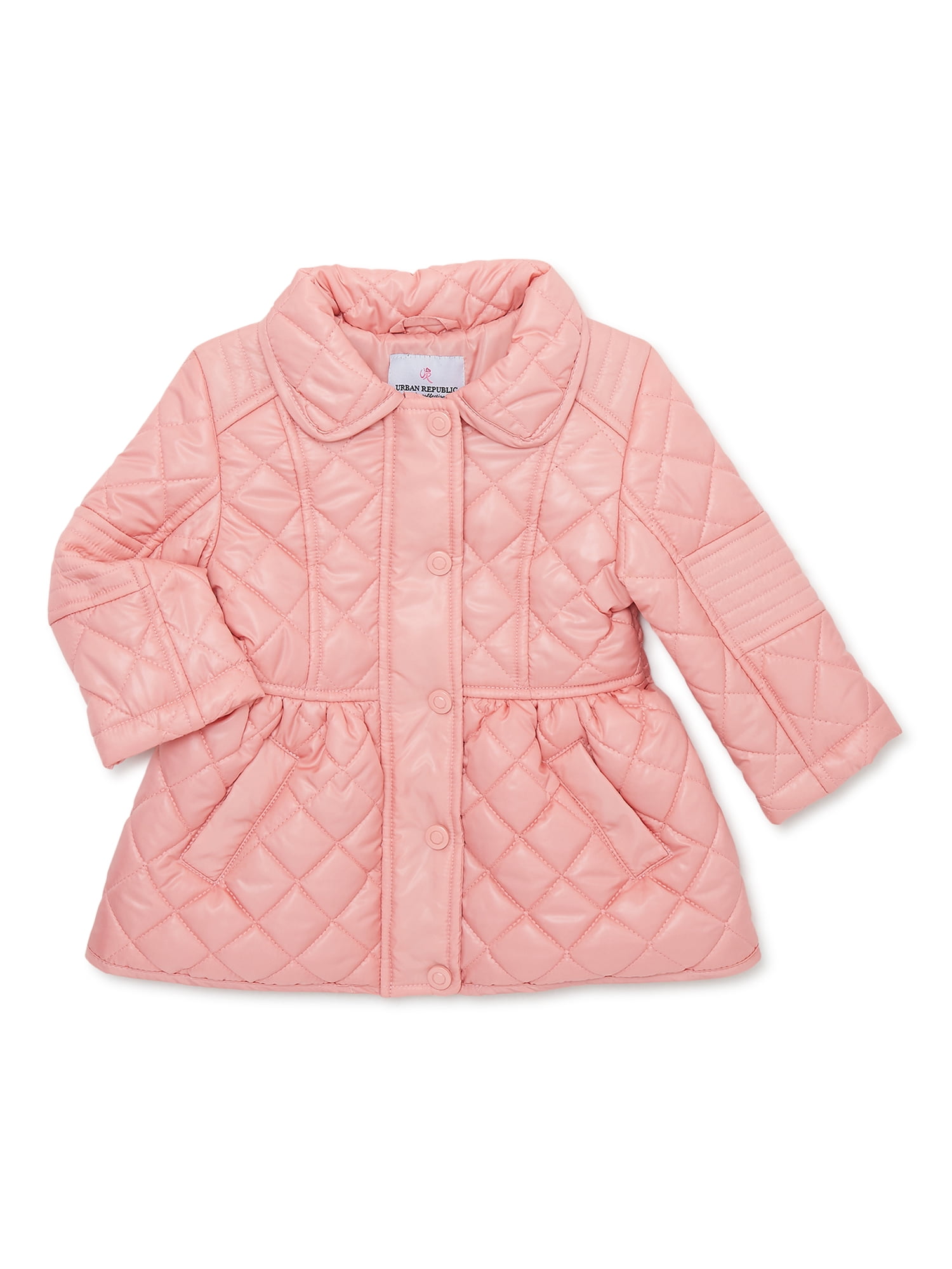 Urban Republic Toddler Girls Quilted Barn Jacket, Sizes 12M5T