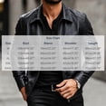 thumbnail image 3 of Men's Fashion Motorcycle Solid Color Zipper Pocket Leather Long Sleeved Jacket, 3 of 9