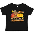 thumbnail image 3 of Inktastic My First Thanksgiving with Turkey and Leaves Boys or Girls Baby T-Shirt, 3 of 5