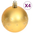 thumbnail image 4 of vidaXL 70 Piece Christmas Bauble Set Gold and Red, 4 of 5